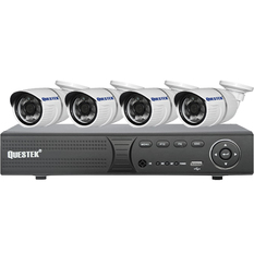  Nhập sỉ Bộ 4 camera quan sát  QUESTEK AHD ATPQT QTX-2121AHD( Đen/ Trắng ) giá rẻ 