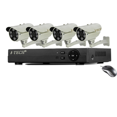  Nhập sỉ Bộ 4 camera quan sát AHD - ATP- IT TXA-T06EG10 (Trắng)  mới nhất 
