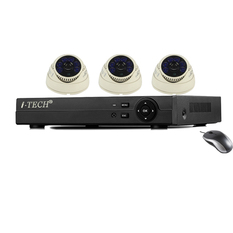  Sỉ Bộ 3 camera quan sát AHD - ATP- IT RX-C6AN10 (Trắng)  cao cấp 