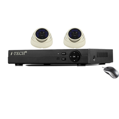 Cung cấp Bộ 2 camera quan sát AHD - ATP- IT RX-C6AN10 (Trắng)  cao cấp 