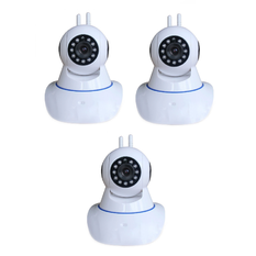  Sỉ Bộ 3 camera IP giám sát và báo động Vinatech IPC-W3A (Trắng)&nbsp;  nhập khẩu 