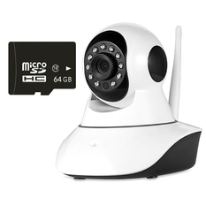  Phân phối Bộ camera quan sát IP Wifi Vinatech VN-6300A và thẻ nhớ 64GB(Trắng)  loại tốt 