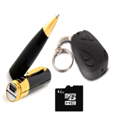 Cung cấp Bộ camera móc khóa và Bút camera và thẻ nhớ MicroSD 4GB PeepVN
(Đen)  có tốt không? 