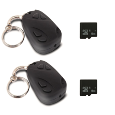  Kho sỉ Bộ 2 camera móc khóa và 2 thẻ nhớ MicroSD 16GB (Đen)  mới nhất 