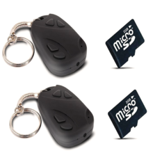  Nhập sỉ Bộ 2 camera móc khóa và 2 thẻ nhớ MicroSD 2GB (Đen)  giá sỉ 
