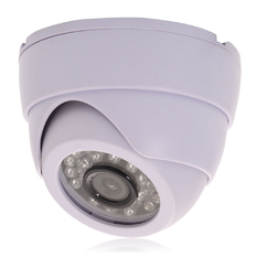  Nơi bán CCTV 1200TVL video 24 IR LED 3.6mm Lens Night wired Dome Camera
(White) (Intl)  giá sỉ 