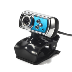  Bỏ sỉ HD 12.0 MP 3 LED USB Webcam (Blue) (Intl)  nhập khẩu 