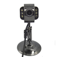  Bán Metal 6 LED Free Driver USB Webcam Laptop PC Computer Camera with Microphone (Intl) giá rẻ 