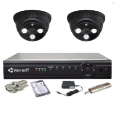  Review Trọn bộ 2 Camera VT-3115A(Đen)-Đầu Ghi Vantech + Ổ cứng 80GB  có tốt không? 