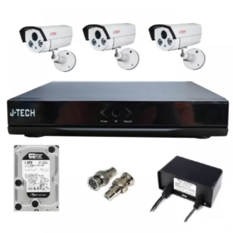  Phân phối Bộ camera AHD J-Tech 5600 (3 Camera + 01 Đầu ghi 4 kênh + 01 HDD
500 Gb)  chính hãng 