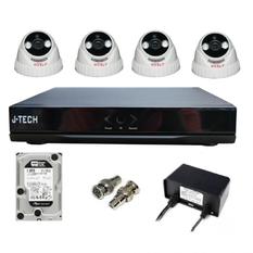  Giá sỉ Bộ camera IP J-Tech 3205 (04 camera + 01 đầu ghi 4CH + 01 HDD
500GB)  nhập khẩu 