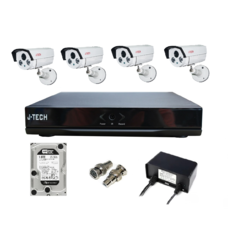  Thông tin Bộ camera IP J-Tech 5600 (4 camera + 1 Đầu ghi 4CH + 1 HDD 500GB)  hàng mới về 