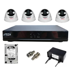  Bán Bộ camera AHD J-Tech 3205 (04 camera + 01 đầu ghi 4CH + 01 HDD
500GB)  tốt nhất 