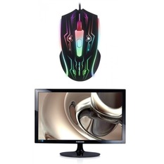  So sánh Bộ Màn hình máy tính LED Samsung 19.5inch HD – Model S20D300NH (Đen) và Chuột quang game thủ có dây  cao cấp 